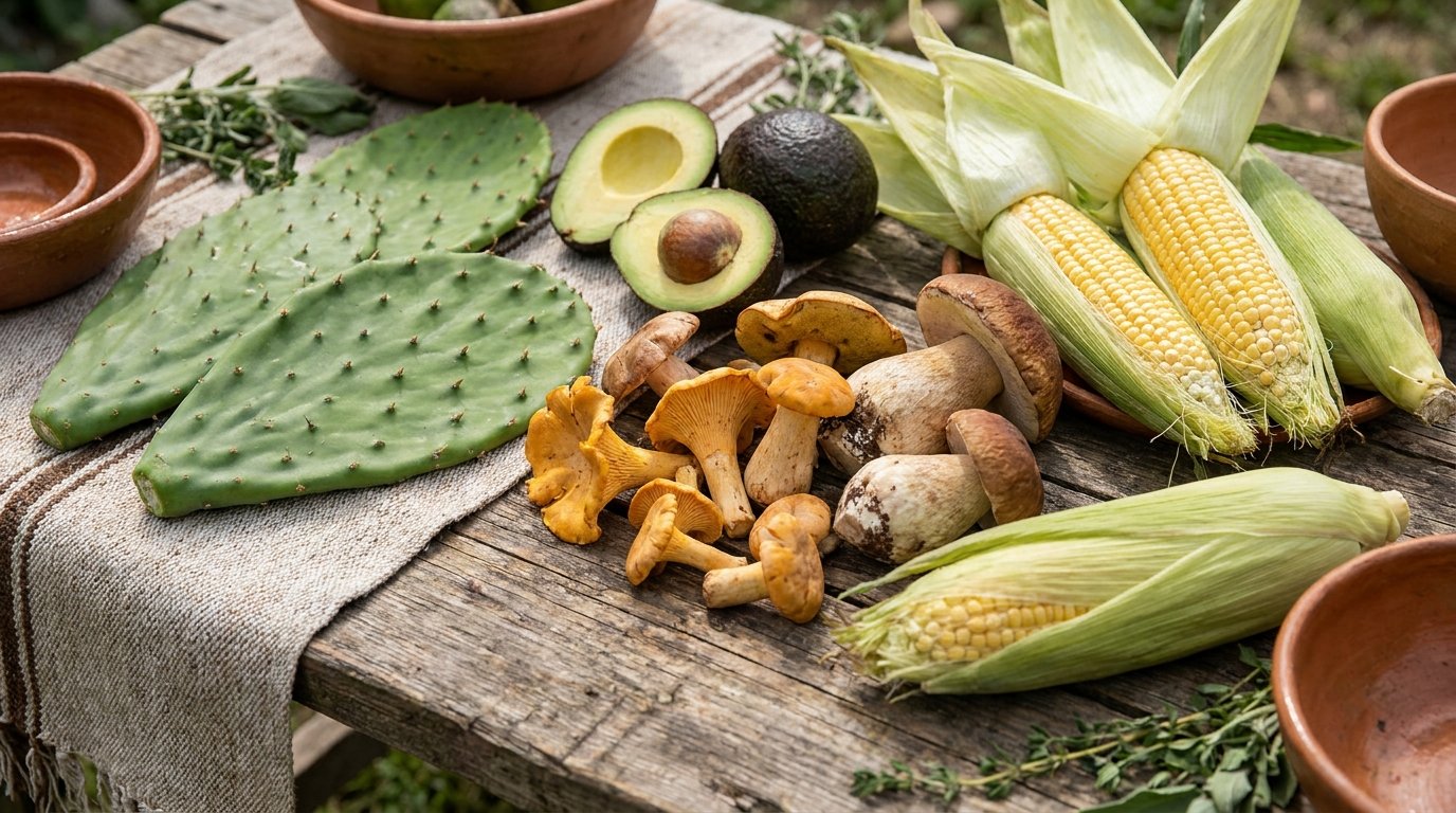 Ingredientes Vegetales Tradicionales Ingredientes vegetales tradicionales de la cocina prehispánica mexicana